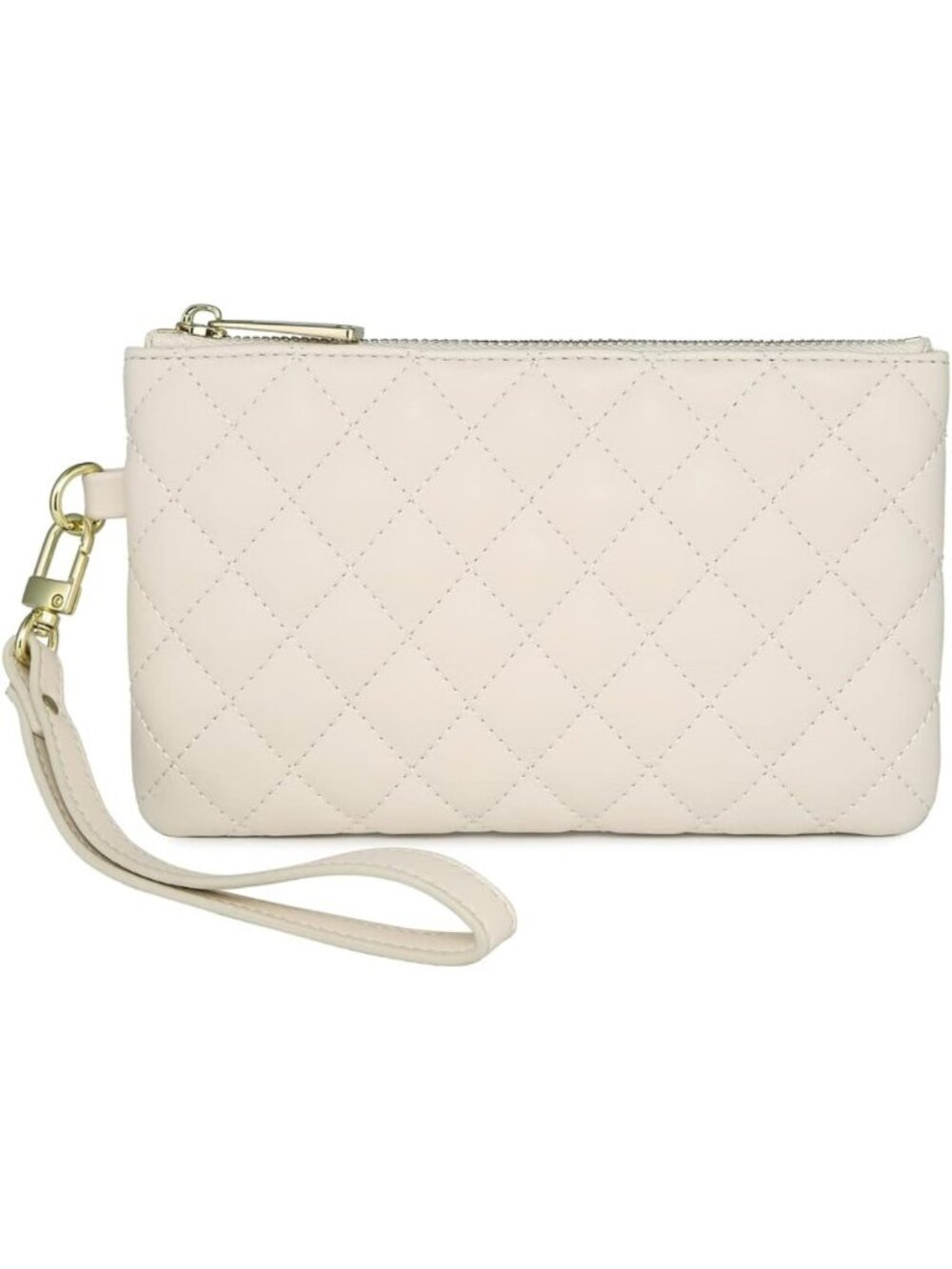 Genuine Leather Wristlet Clutch Bag with Card Slots & Phone Holder for Men